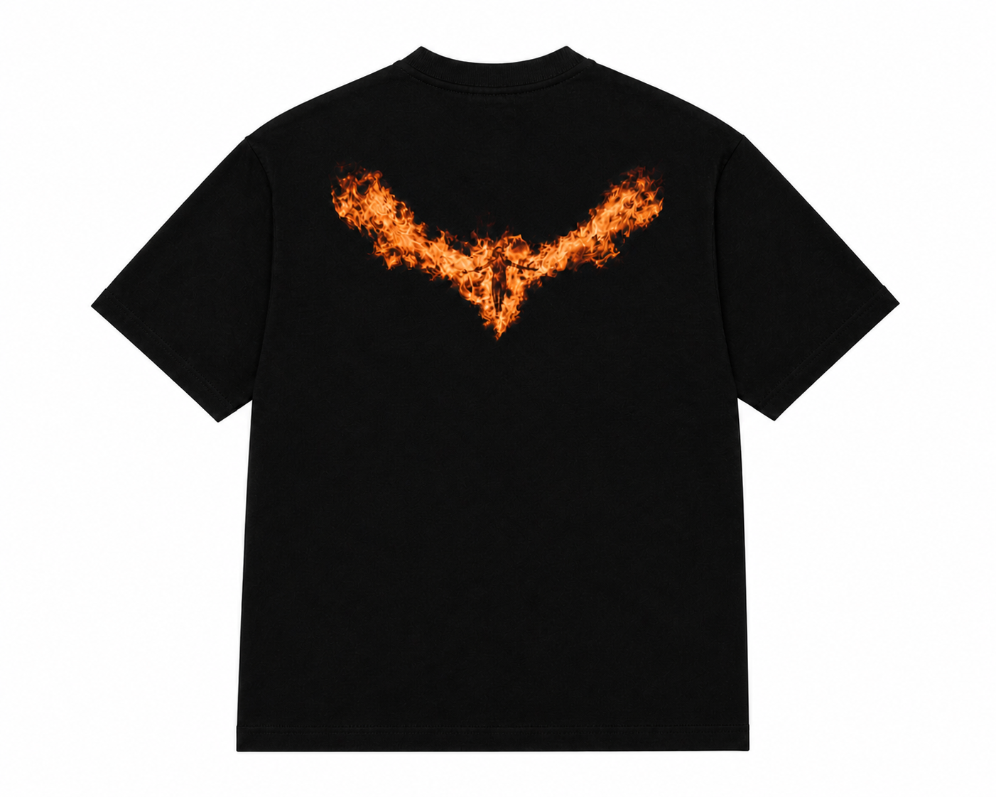 Flame Wings Black T-Shirt